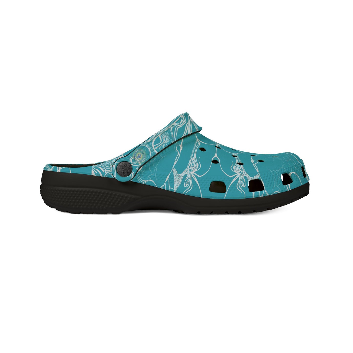 ELEMENTAL VISION | Unisex Rubber Clogs | For Adults | TEAL BRIGHT