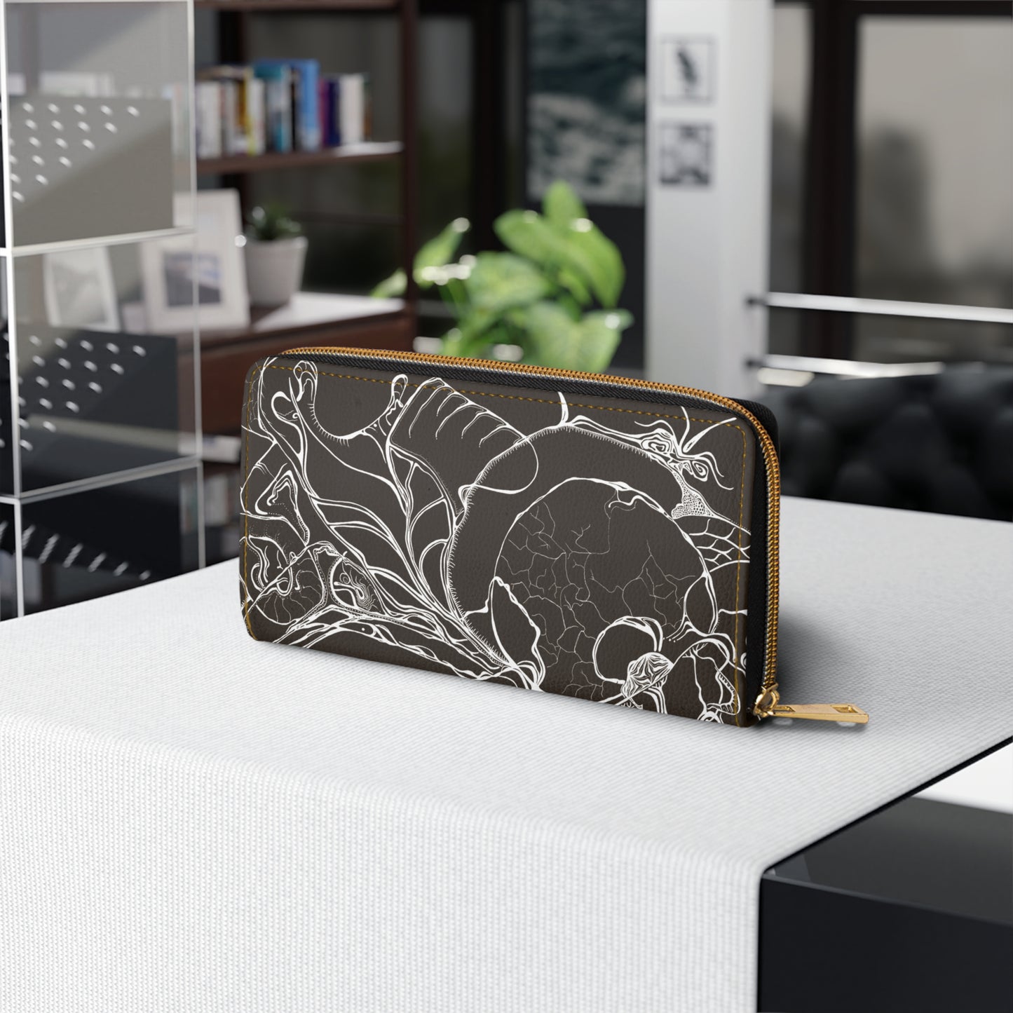 Elemental Vision | Zipper Wallet | Dark Choc Brown Comfort