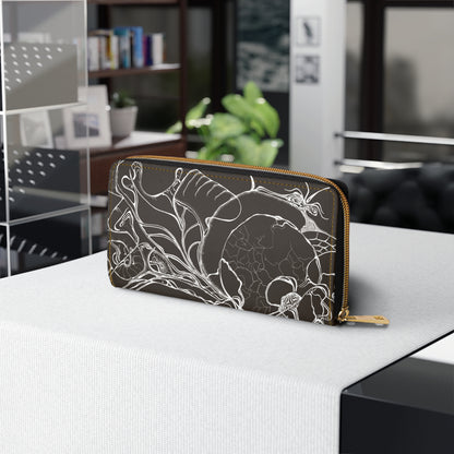 Elemental Vision | Zipper Wallet | Dark Choc Brown Comfort