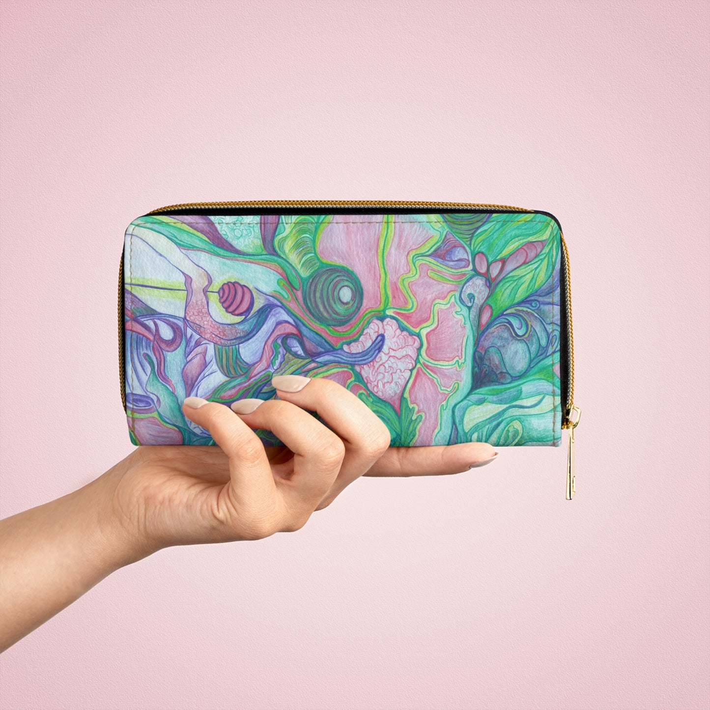 ELEMENTAL GARDEN | Zipper Wallet | NATURE'S BLOSSOMS