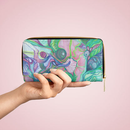 ELEMENTAL GARDEN | Zipper Wallet | NATURE'S BLOSSOMS