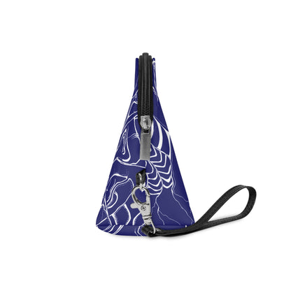 ELEMENTAL VISION | Makeup Bag | Versatile Accessory Radiant Pouch | MIDNIGHT BLUE LOVE
