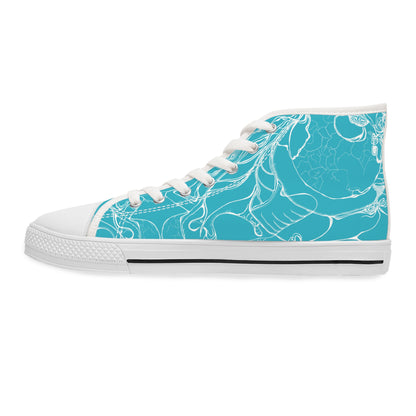 ELEMENTAL VISION | High-Top Sneakers | For Women | TEAL BRIGHT