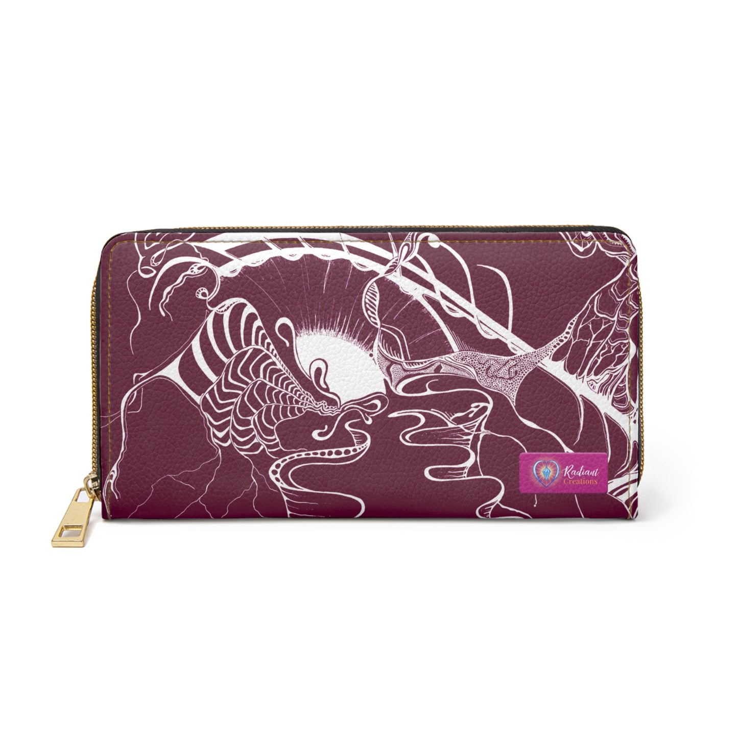 ELEMENTAL VISION | Zipper Wallet | BURGUNDY TRUST