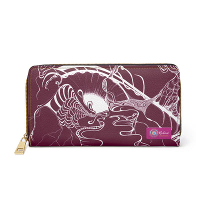 ELEMENTAL VISION | Zipper Wallet | BURGUNDY TRUST