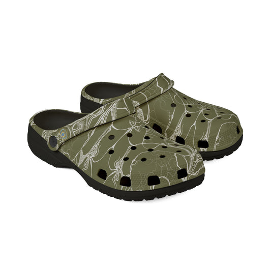 ELEMENTAL VISION | Unisex Rubber Clogs | For Adults | KHAKI BRAVE