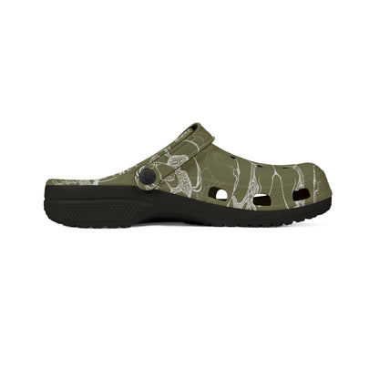 ELEMENTAL VISION | Unisex Rubber Clogs | For Adults | KHAKI BRAVE
