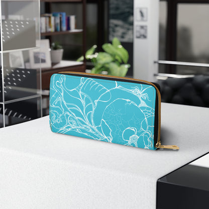 ELEMENTAL VISION | Zipper Wallet | TEAL BRIGHT