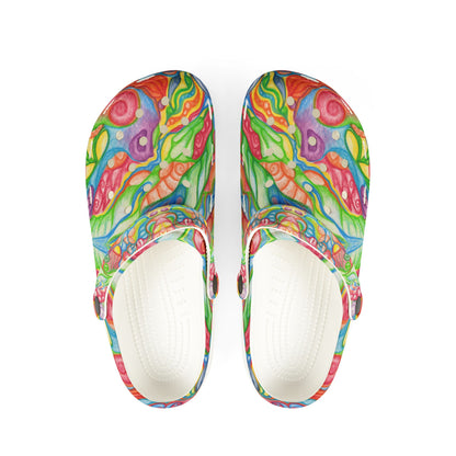 CELEBRATION | Unisex Rubber Clogs | For Adults | BUBBLING LIGHT