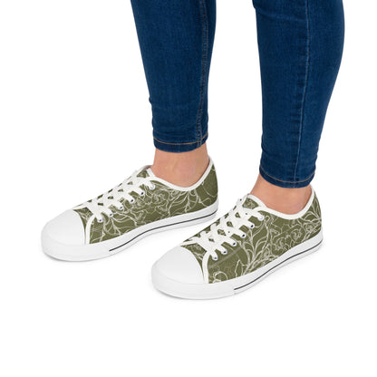 ELEMENTAL VISION Khaki ~ Low-Top Sneakers for Women