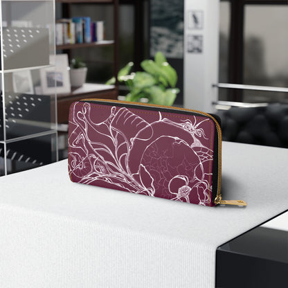 ELEMENTAL VISION | Zipper Wallet | BURGUNDY TRUST