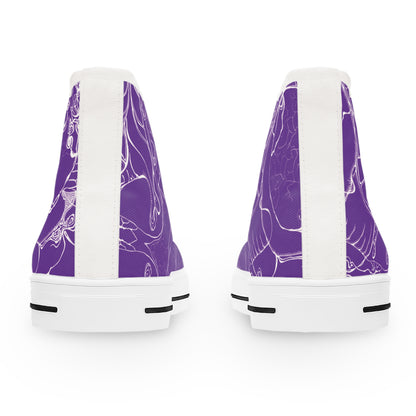 ELEMENTAL VISION Violet Light ~ High-Top Sneakers for Women