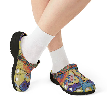 FERTILITY WINGS | Unisex Rubber Clogs | For Adults | CREATIVE ABUNDANCE & PROSPERITY