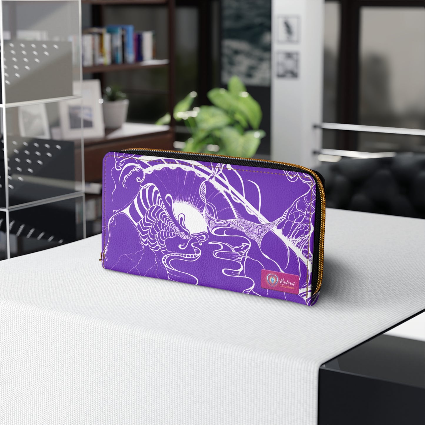 Elemental Vision | Zipper Wallet | Violet Light Higher Vision