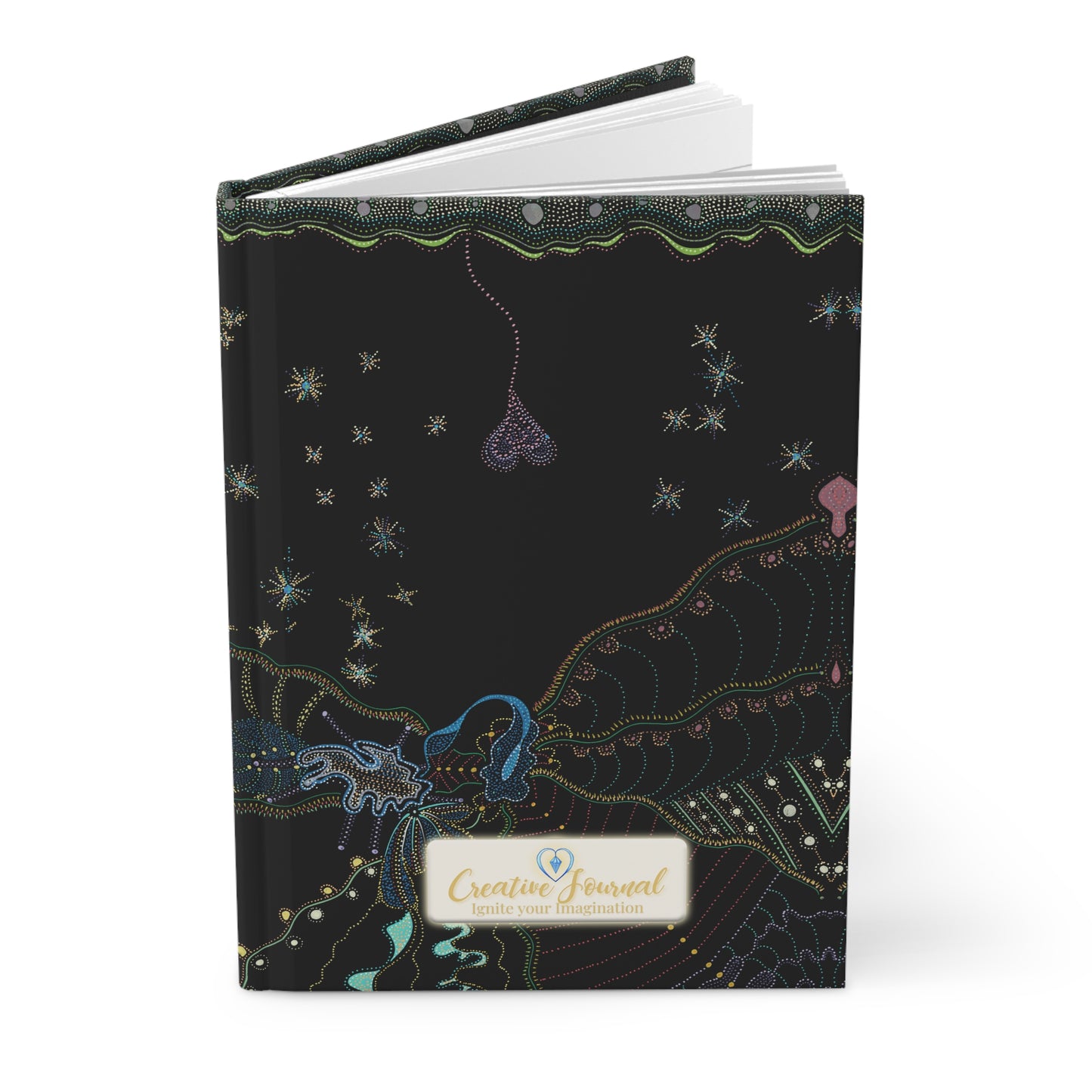Lights Up ~ Creative Journal | A5 Hardcover Lined Notebook | Original Series