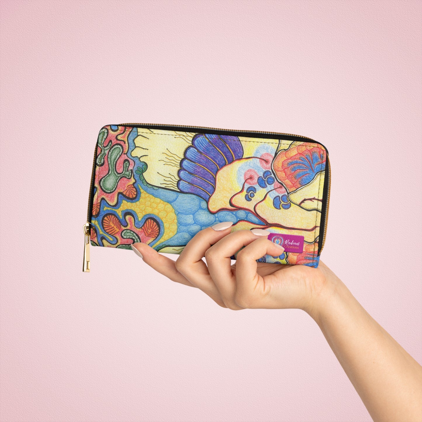 FERTILITY WINGS | Zipper Wallet | CREATIVE ABUNDANCE & PROSPERITY