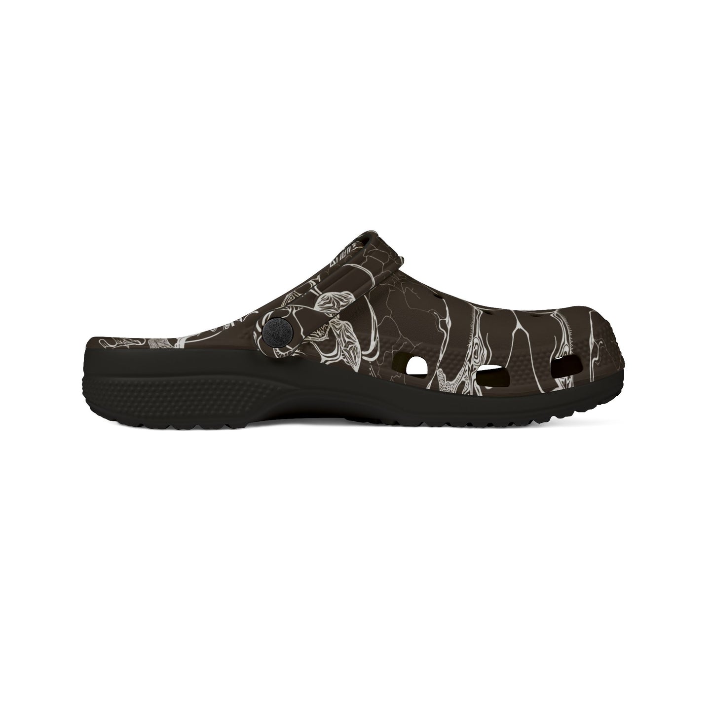 ELEMENTAL VISION | Unisex Rubber Clogs | For Adults | DARK CHOC BROWN COMFORT