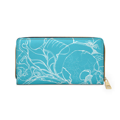 ELEMENTAL VISION | Zipper Wallet | TEAL BRIGHT