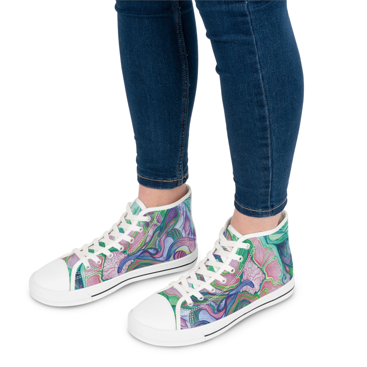 ELEMENTAL GARDEN High-Top Sneakers for Women.