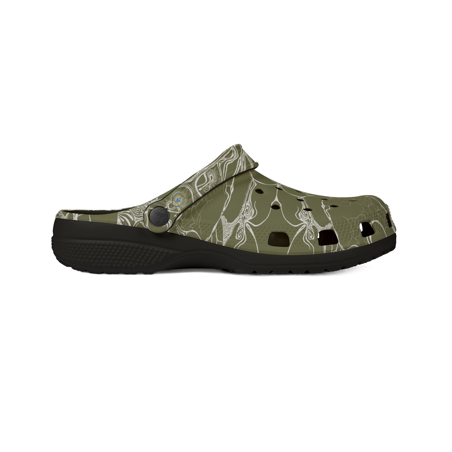 ELEMENTAL VISION | Unisex Rubber Clogs | For Adults | KHAKI BRAVE