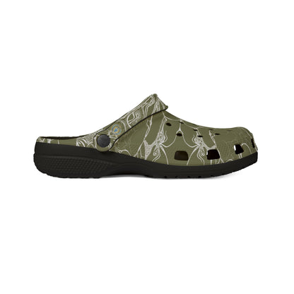 ELEMENTAL VISION | Unisex Rubber Clogs | For Adults | KHAKI BRAVE