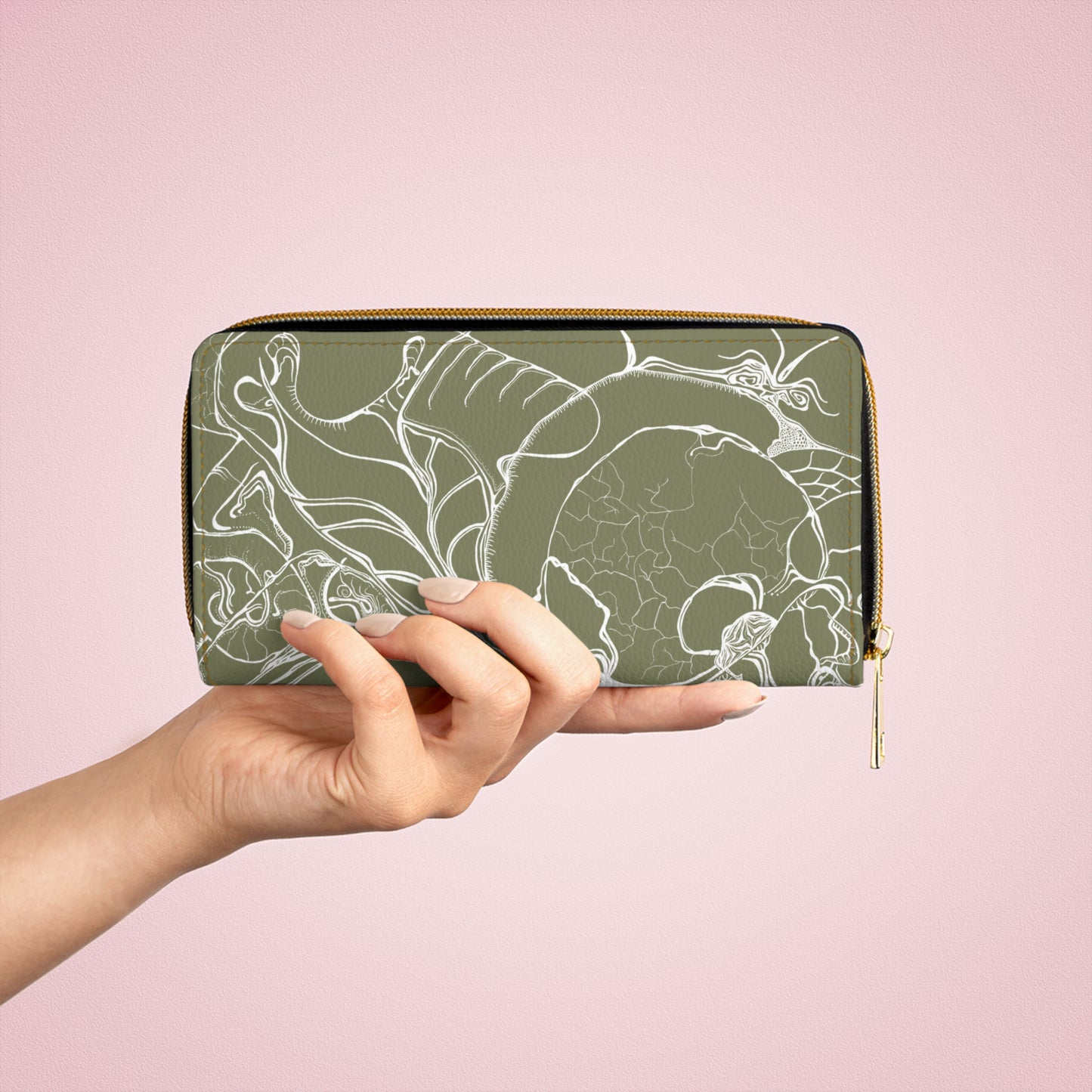 ELEMENTAL VISION | Zipper Wallet | KHAKI BRAVE