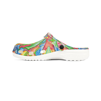 CELEBRATION | Unisex Rubber Clogs | For Adults | BUBBLING LIGHT