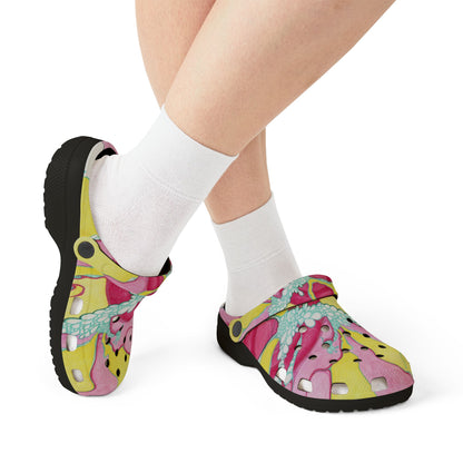 RADIANT HEART | Unisex Rubber Clogs | For Adults | HEART FLOW EXPANSION