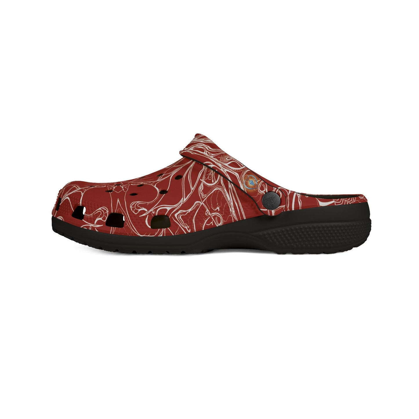 ELEMENTAL VISION | Unisex Rubber Clogs | For Adults | RUST RED WARMTH