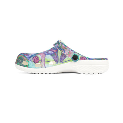 ELEMENTAL GARDEN | Unisex Rubber Clogs | For Adults | NATURE BLOSSOMS