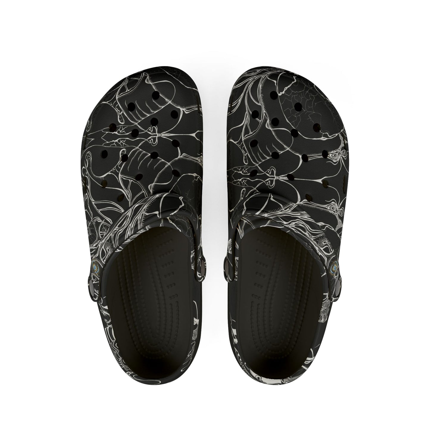 ELEMENTAL VISION | Unisex Rubber Clogs | For Adults | BLACK CLARITY