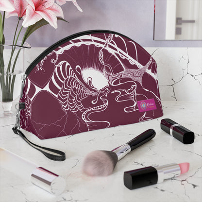 ELEMENTAL VISION | Makeup Bag | Versatile Accessory Radiant Pouch | BURGUNDY TRUST