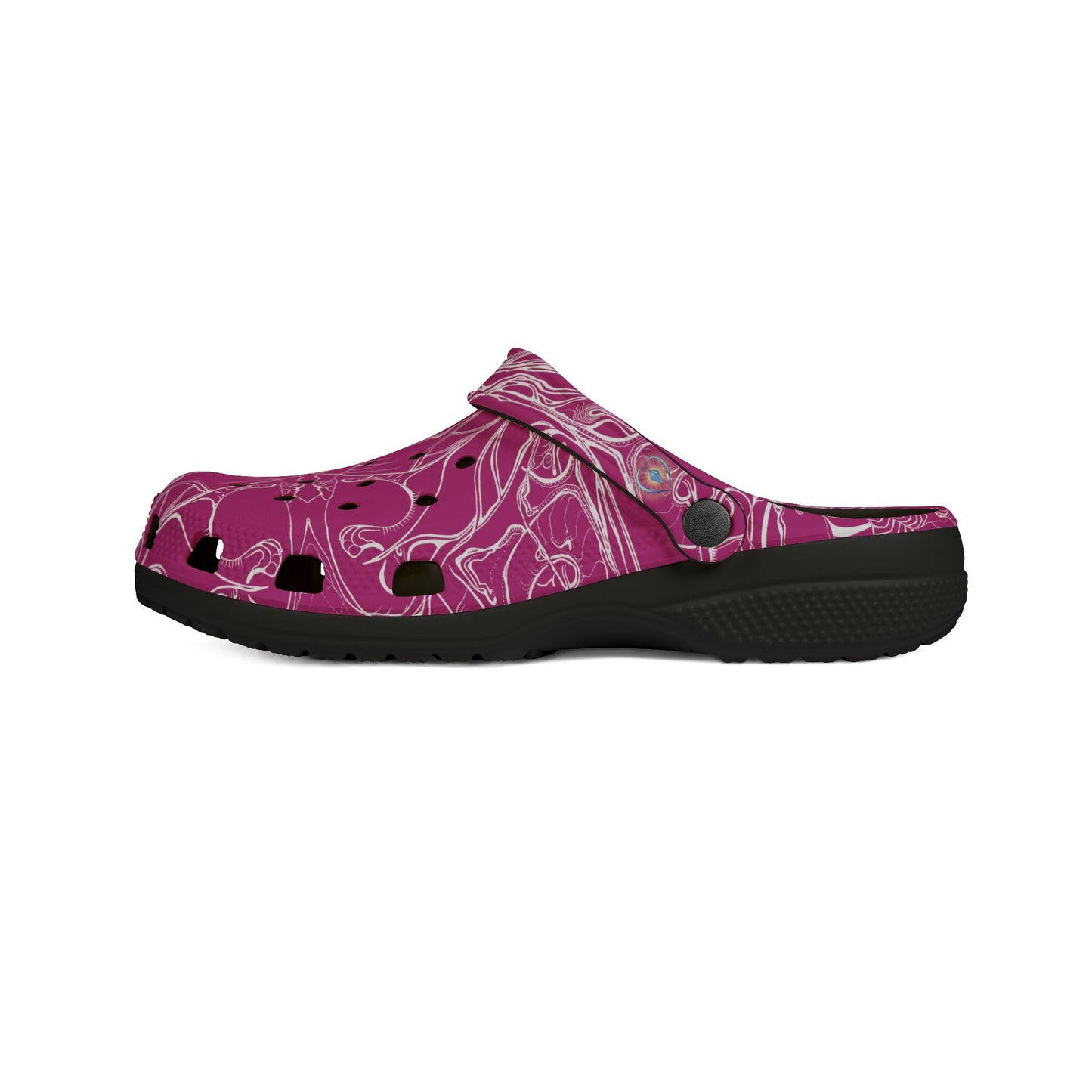 ELEMENTAL VISION | Unisex Rubber Clogs | For Adults | PINK SINCERE