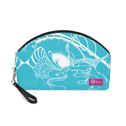 ELEMENTAL VISION | Makeup Bag | Versatile Accessory Radiant Pouch | TEAL BRIGHT