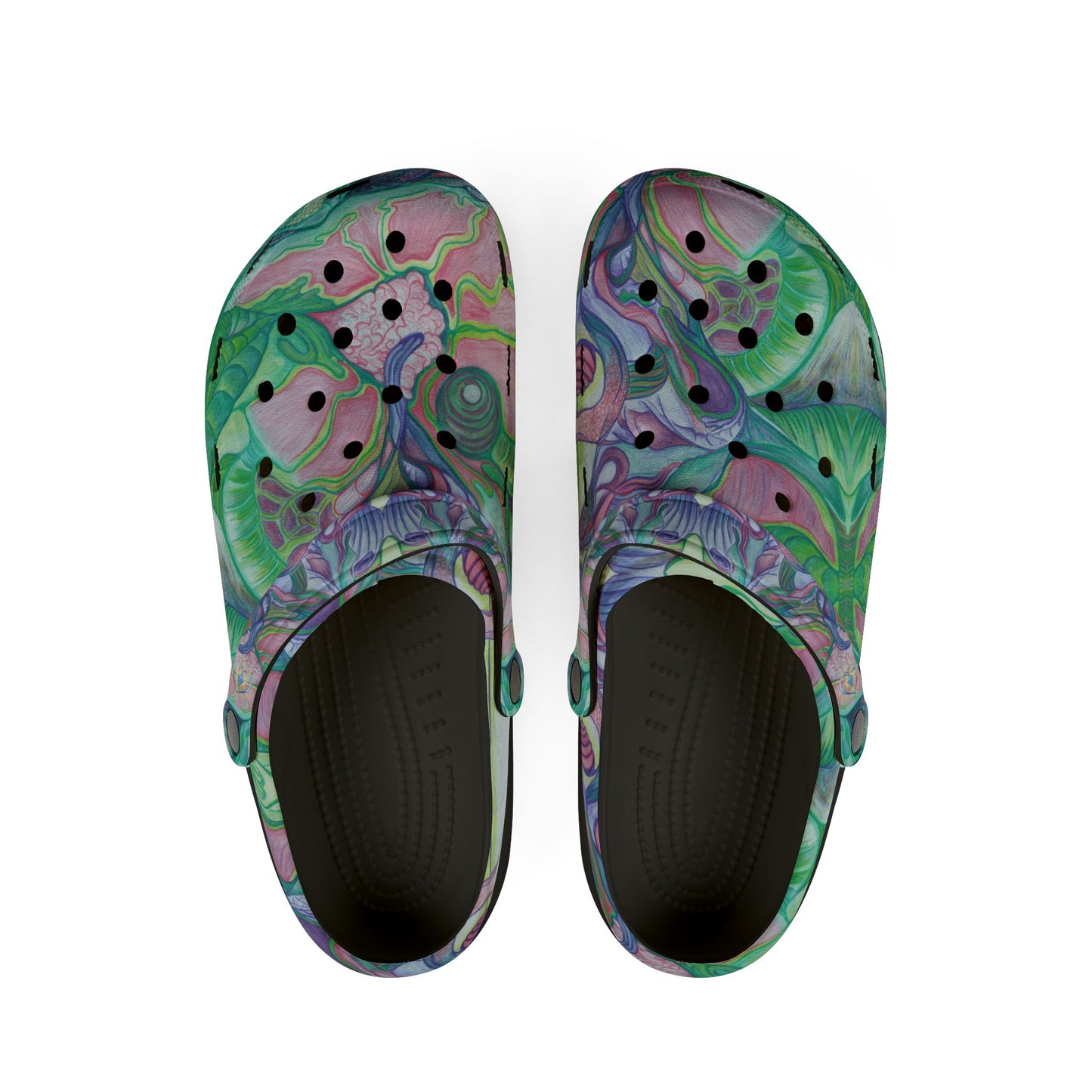 ELEMENTAL GARDEN | Unisex Rubber Clogs | For Adults | NATURE BLOSSOMS