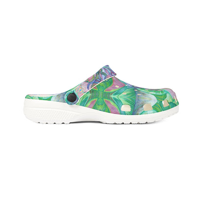 ELEMENTAL GARDEN | Unisex Rubber Clogs | For Adults | NATURE BLOSSOMS