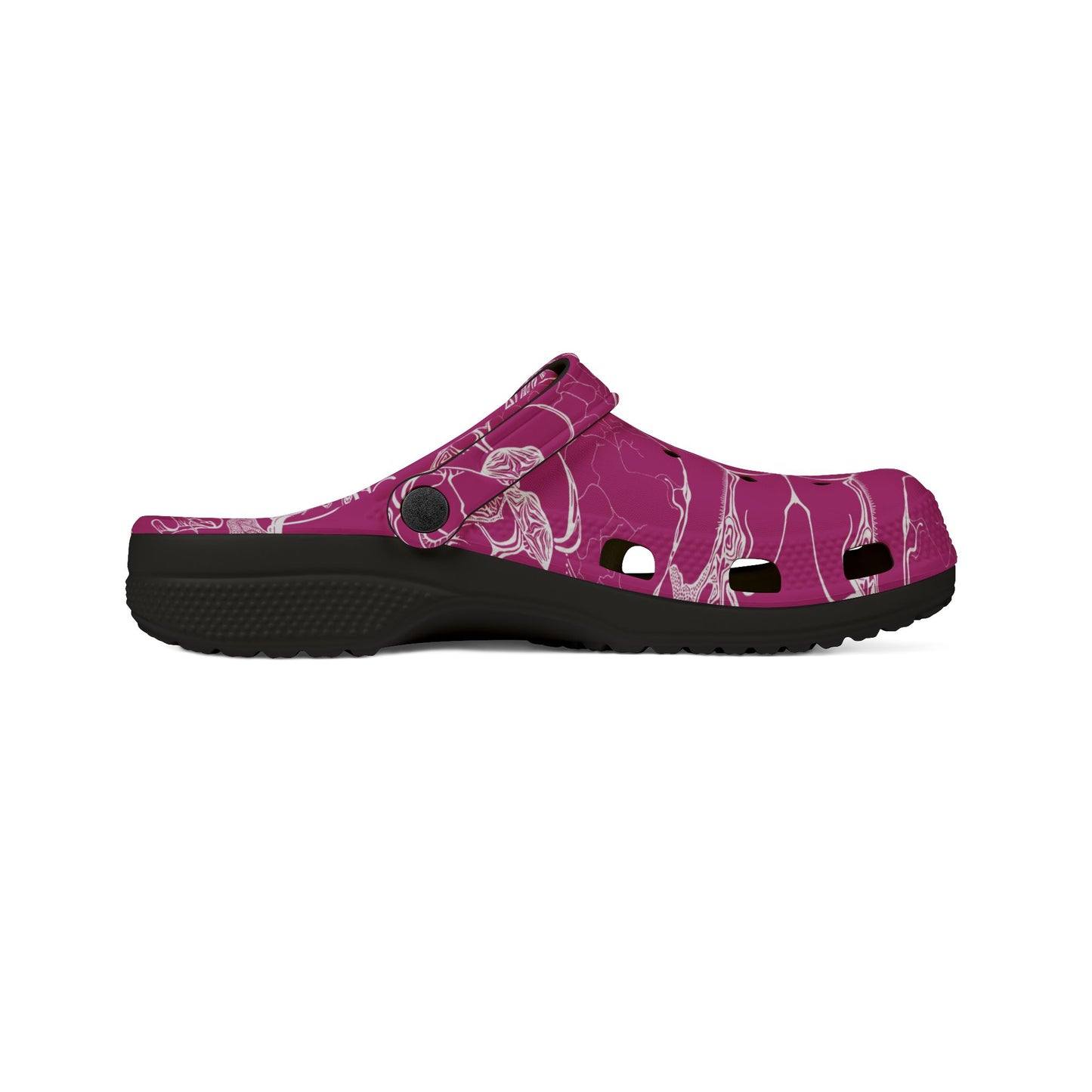 ELEMENTAL VISION | Unisex Rubber Clogs | For Adults | PINK SINCERE