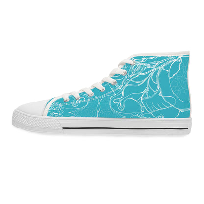 ELEMENTAL VISION | High-Top Sneakers | For Women | TEAL BRIGHT