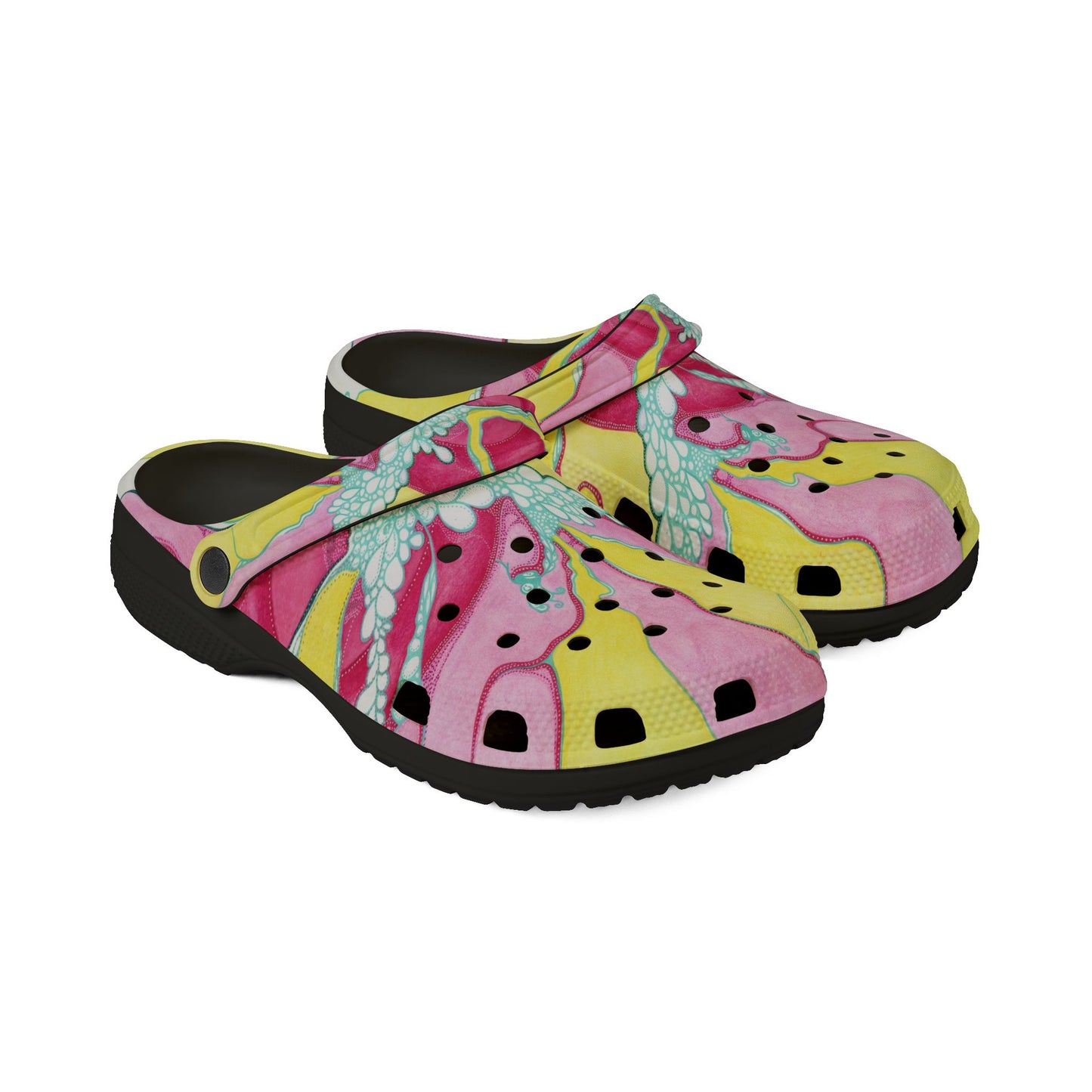 RADIANT HEART | Unisex Rubber Clogs | For Adults | HEART FLOW EXPANSION