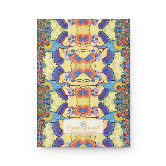 FERTILITY WINGS ~ MOSAIC ~ Creative Journal | A5 Hardcover Lined Notebook | Original Series