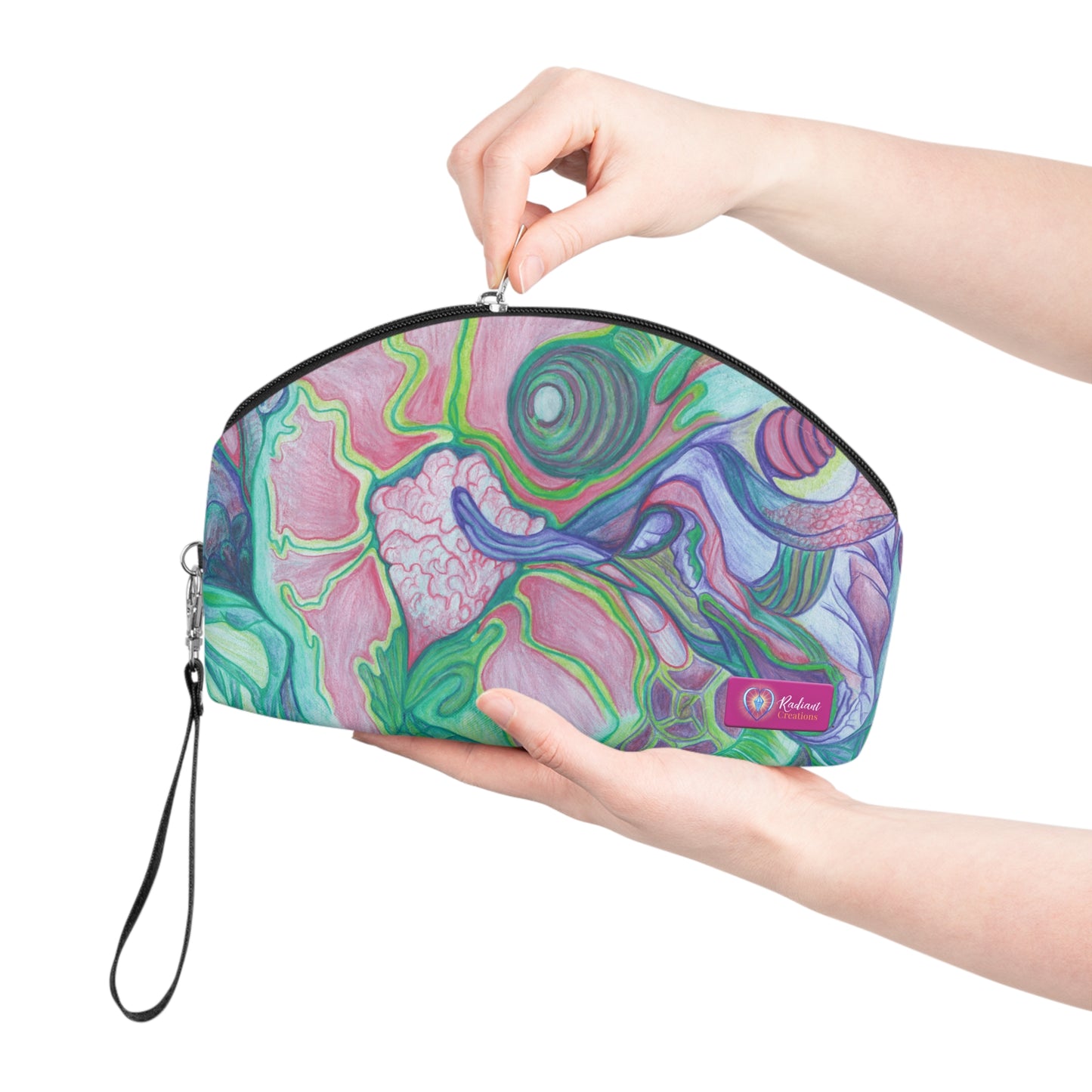 ELEMENTAL GARDEN | Makeup Versatile Assessory Bag | Radiant Pouch | NATURE'S BLOSSOMS