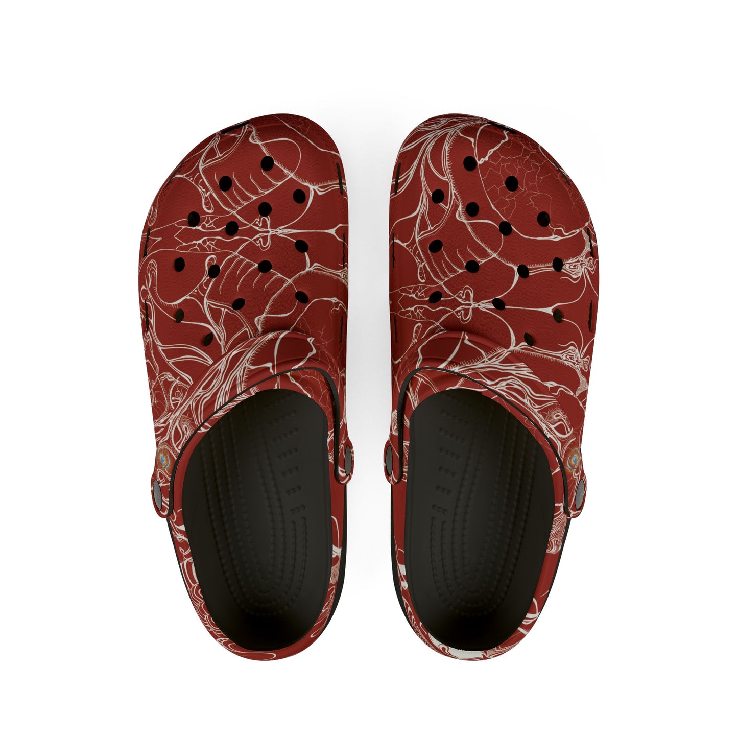 ELEMENTAL VISION | Unisex Rubber Clogs | For Adults | RUST RED WARMTH