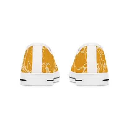ELEMENTAL VISION Mustard Yellow ~ Low-Top Sneakers for Women