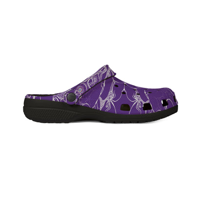ELEMENTAL VISION | Unisex Rubber Clogs | For Adults | VIOLET LIGHT HIGHER VISION