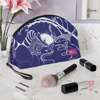 ELEMENTAL VISION | Makeup Bag | Versatile Accessory Radiant Pouch | MIDNIGHT BLUE LOVE
