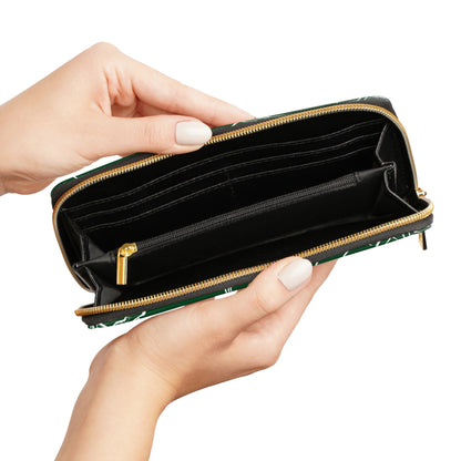 Elemental Vision | Zipper Wallet | Forest Green Plenty
