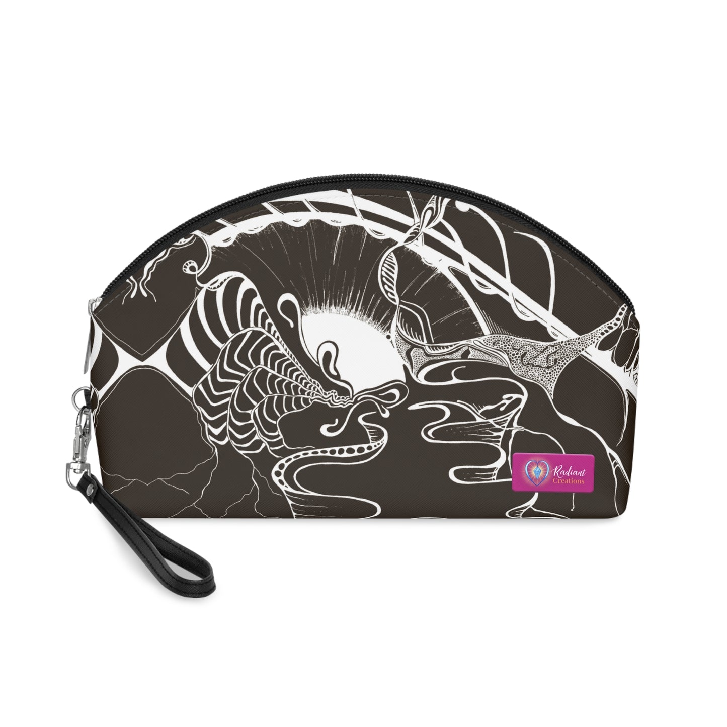ELEMENTAL VISION | Makeup Bag | Versatile Accessory Radiant Pouch | DARK CHOC BROWN COMFORT