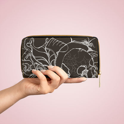 Elemental Vision | Zipper Wallet | Dark Choc Brown Comfort