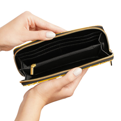 Elemental Vision | Zipper Wallet | Mustard Yellow Brilliance