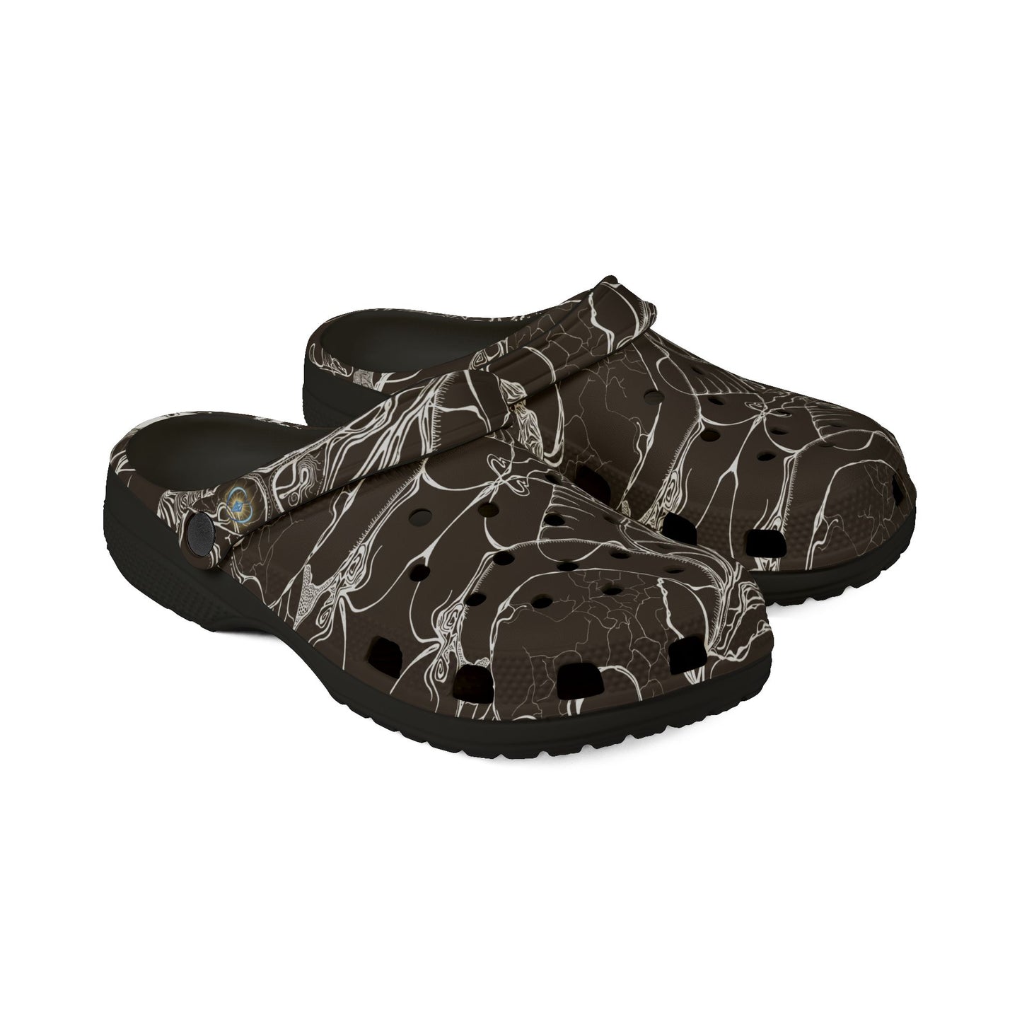 ELEMENTAL VISION | Unisex Rubber Clogs | For Adults | DARK CHOC BROWN COMFORT